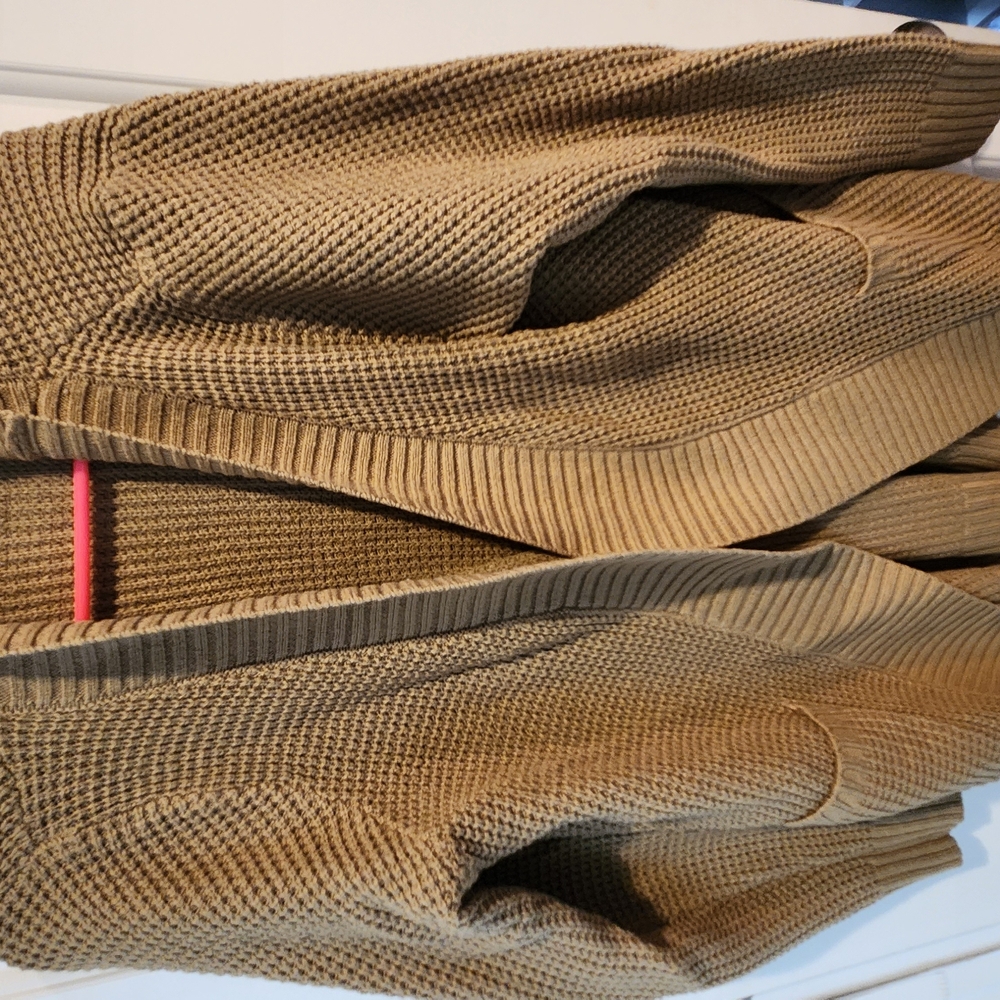 Cozy Tan Knit Cardigan